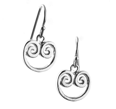 Aretes palmier plata